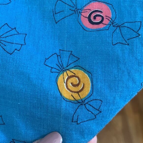 Vintage Handmade Half Apron Wrapped Candy Pattern - Picture 7 of 17